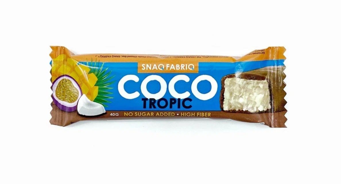 Батончик глазированный Манго-маракуйя Snaq fabriq 40г