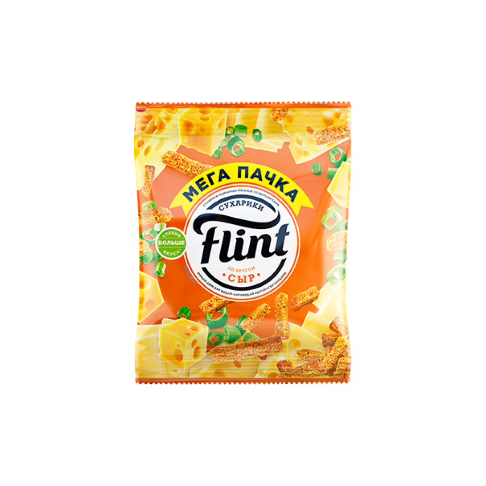 Сухарики Flint со вкусом сыра 100г