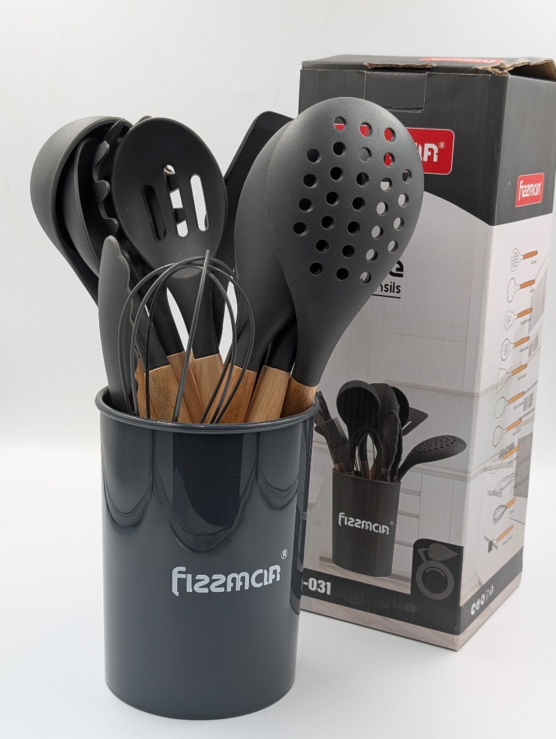 031-1 FIZZMAN Поварешки 12предмет черный