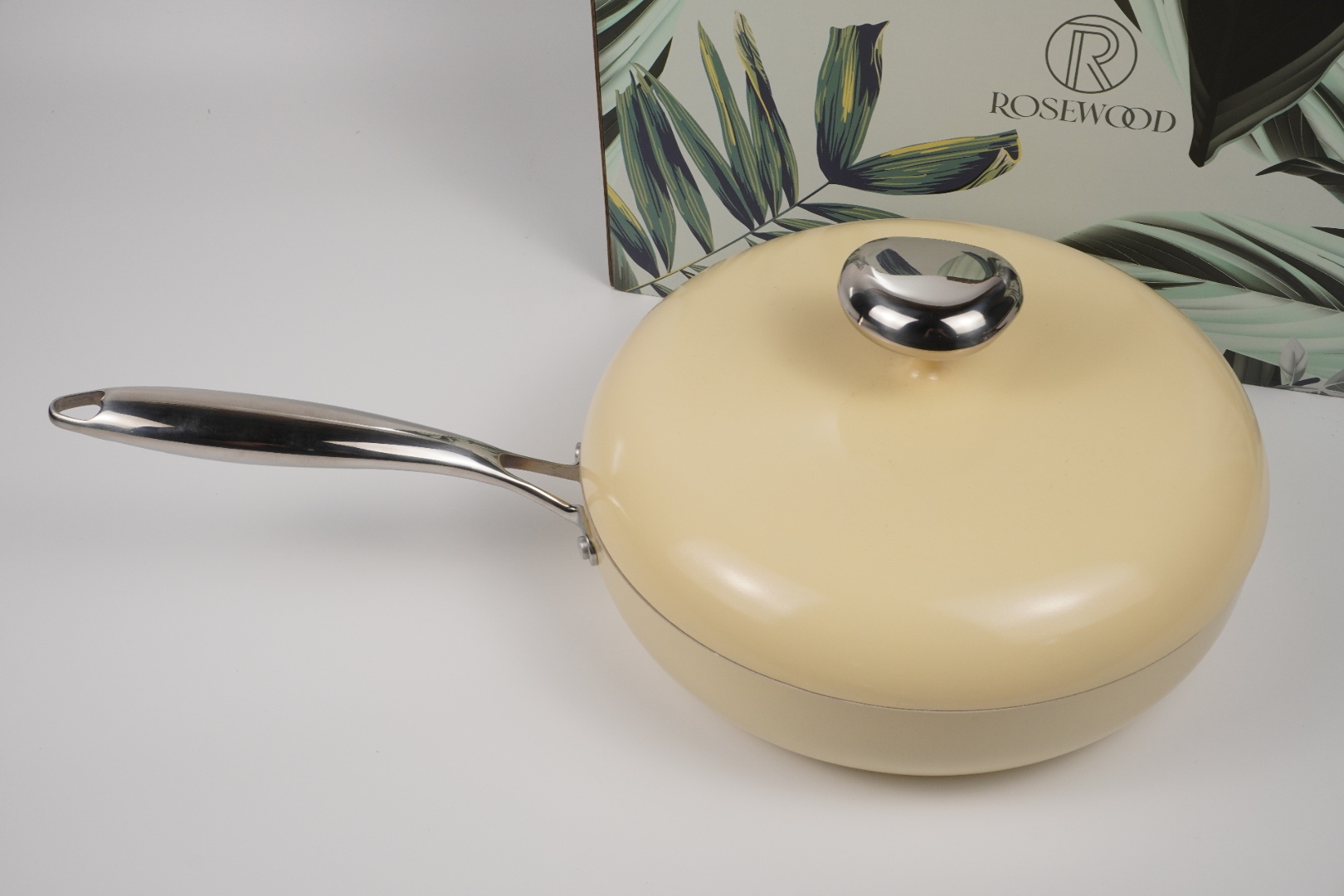 28см ROSEWOOD СКОВОРОДКА YELLOW