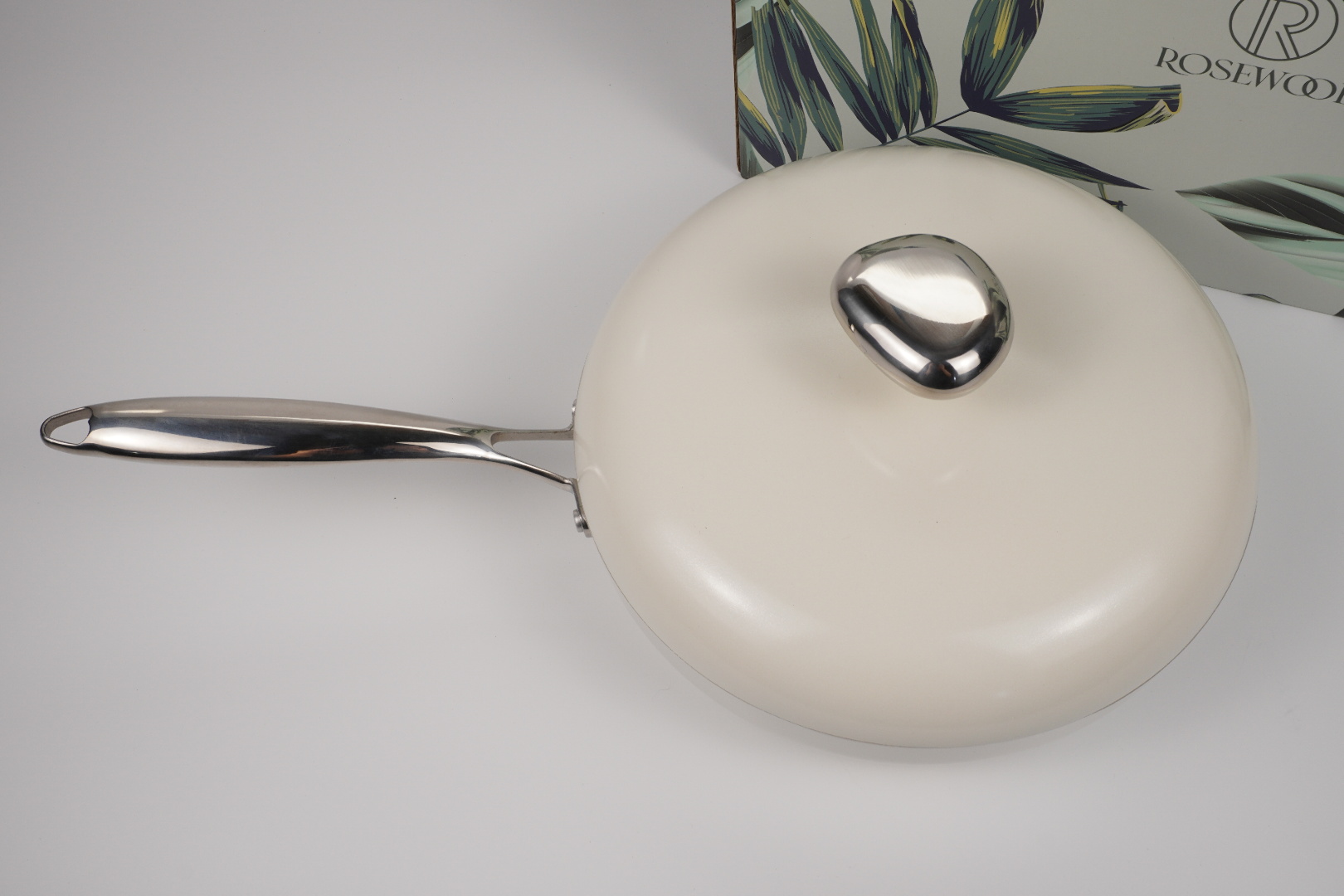 28см ROSEWOOD СКОВОРОДКА WHITE 28CM — Фото 2