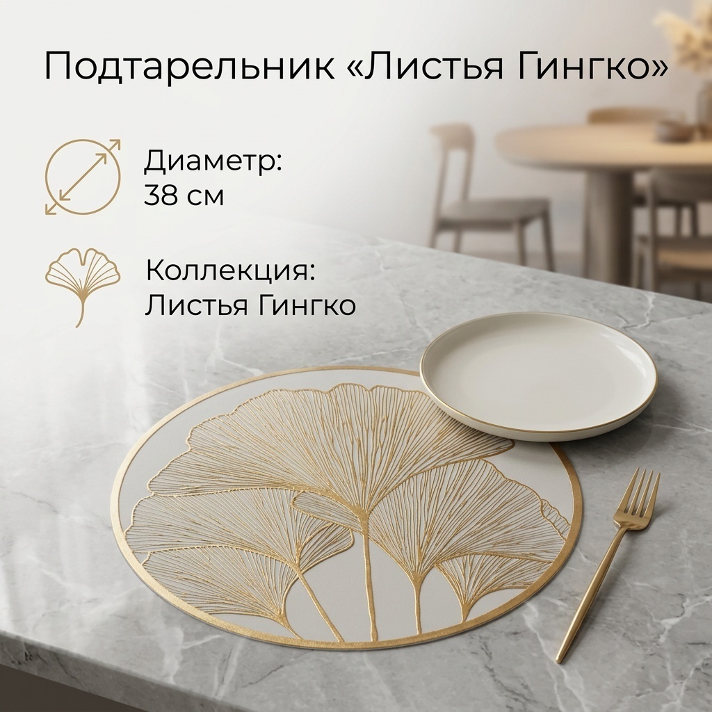 2104-21 ПОДТАРЕЛЬНИК 1ШТ ЗОЛОТО