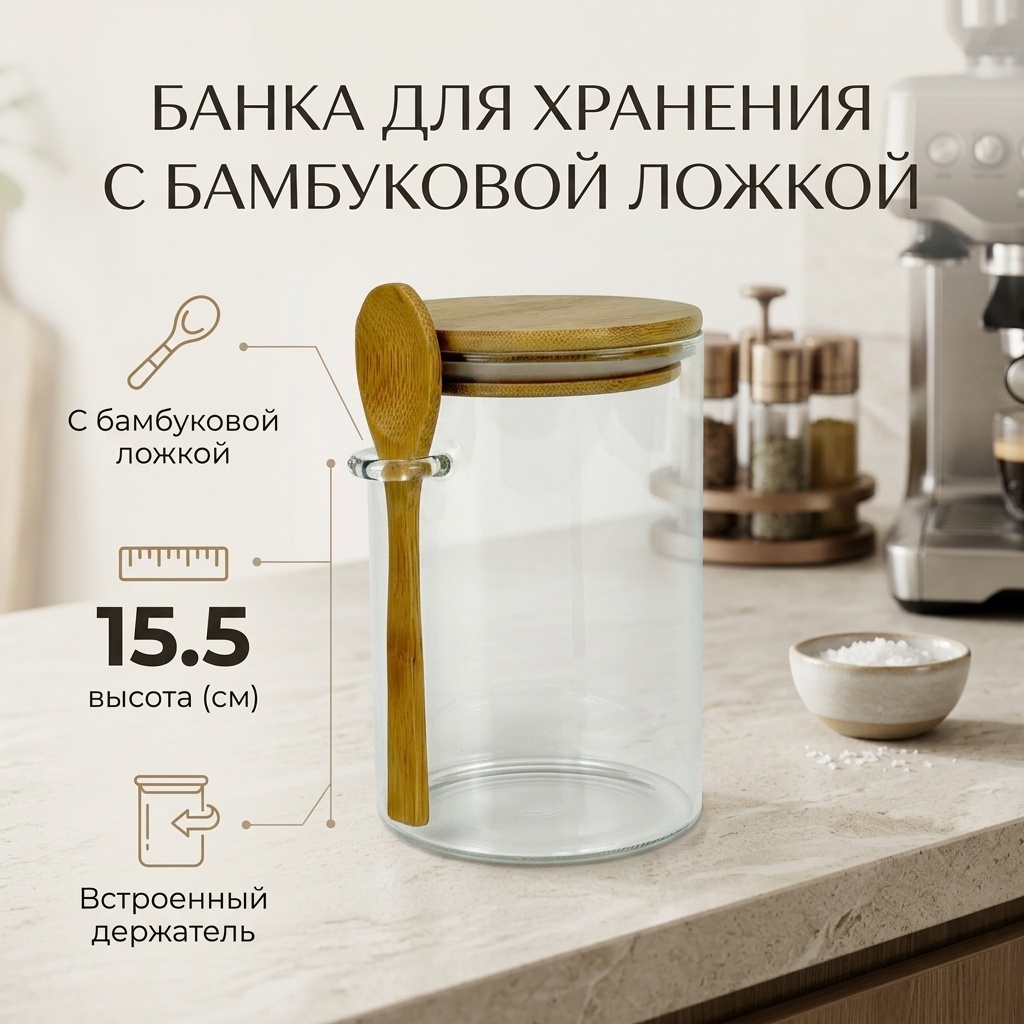 15Х10 БАНКА С ЛОЖКОЙ — Фото 2