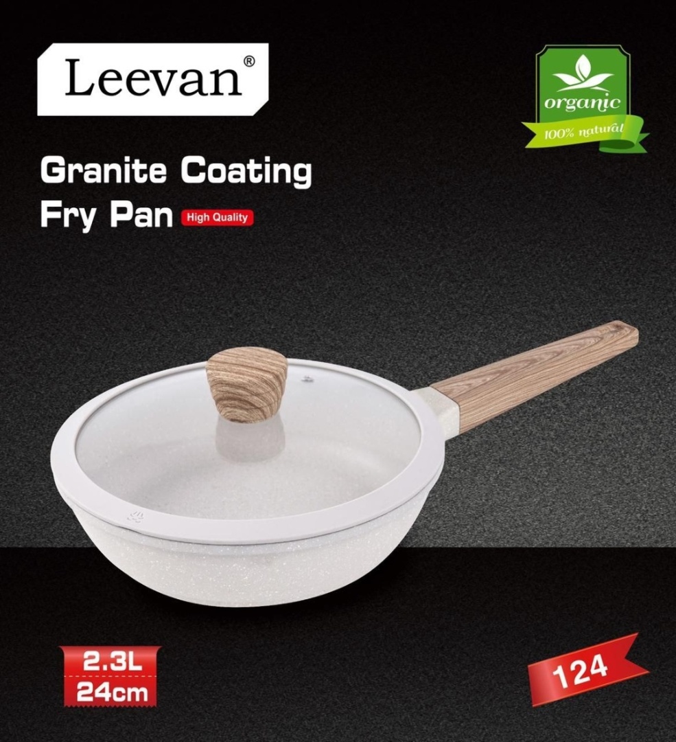 124 сковородка leevan 24см 2.3 л — Фото 8