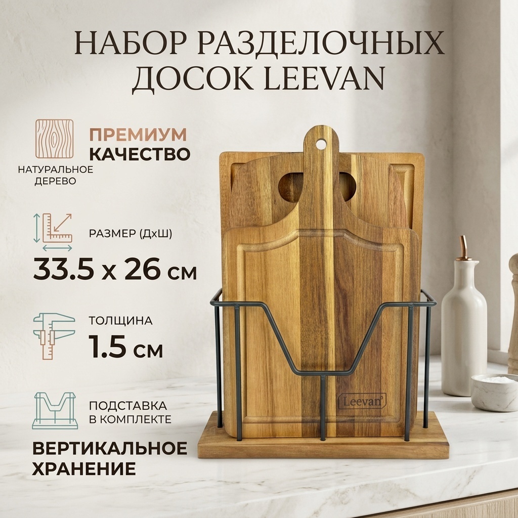 313 ДОСКА НАБОР ДЕРЕВО 3В1 — Фото 5