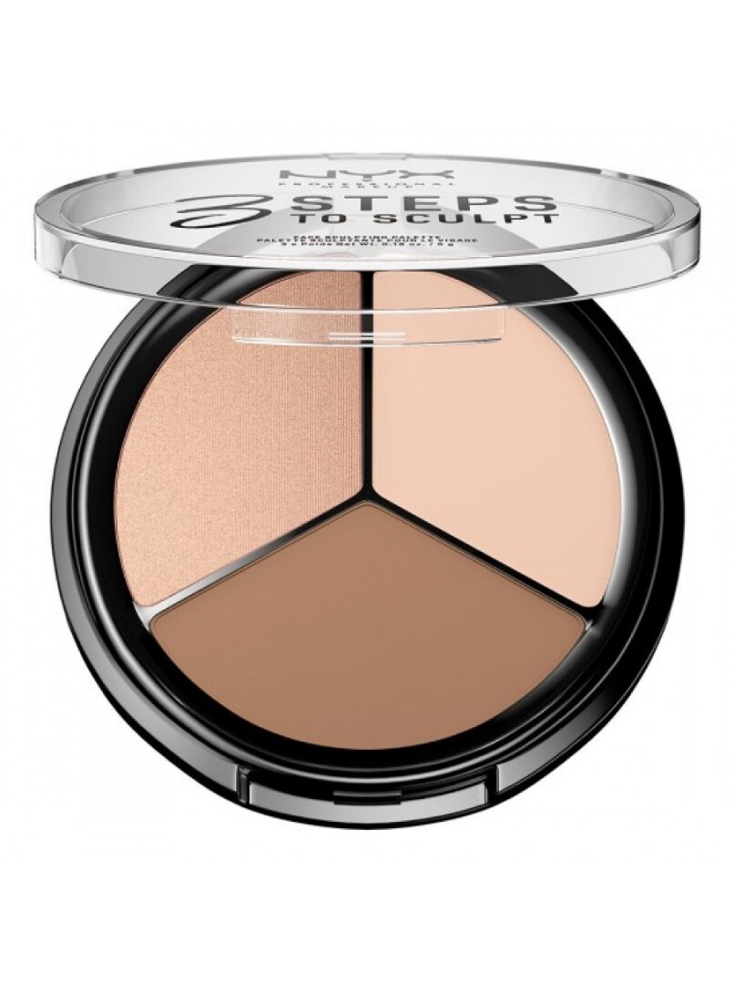 NYX 3 STEPS TO SCULPT Тройная палетка LUX